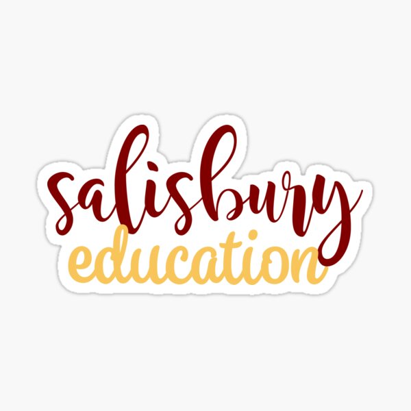 Salisbury University Education Sticker