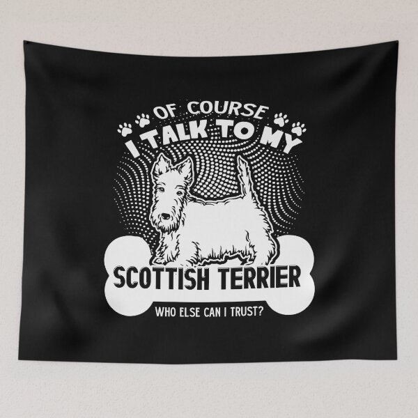 Item preview, I Talk To My Scottish Terrier designed and sold by UnknownArtistt.