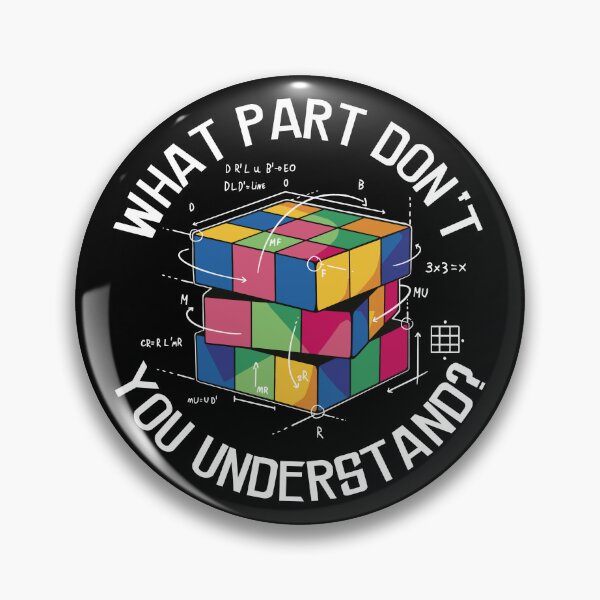 Item preview, What Part Don't You Understand Cuber Equation Speed Cubing Gear designed and sold by DynamicDesign.