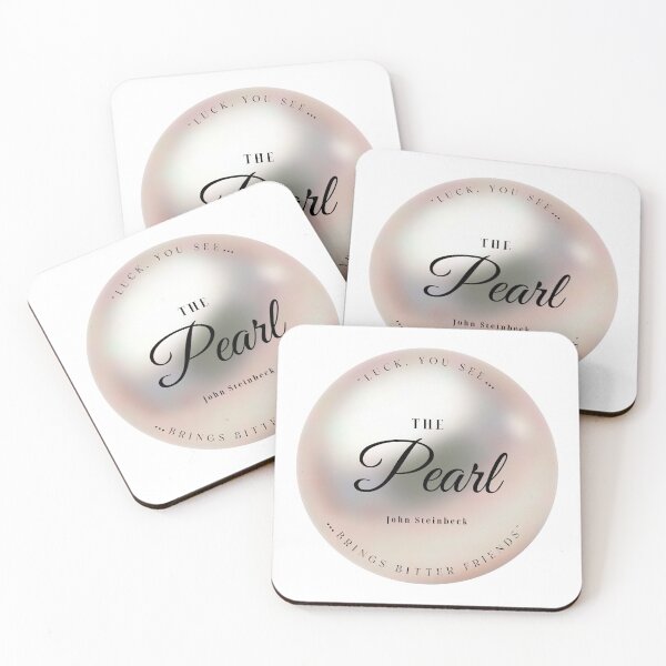 Item preview, The Pearl - John Steinbeck Book Literature Quote Simple Minimal Aesthetic designed and sold by weboftigers.