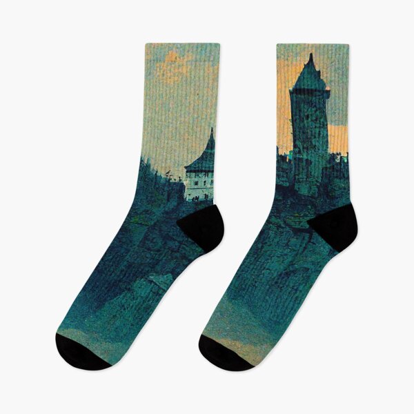 Item preview, Castle in the misty peaks designed and sold by hamptonstyle.