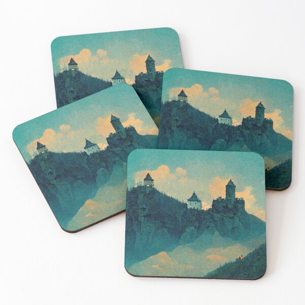 Item preview, Castle in the misty peaks designed and sold by hamptonstyle.