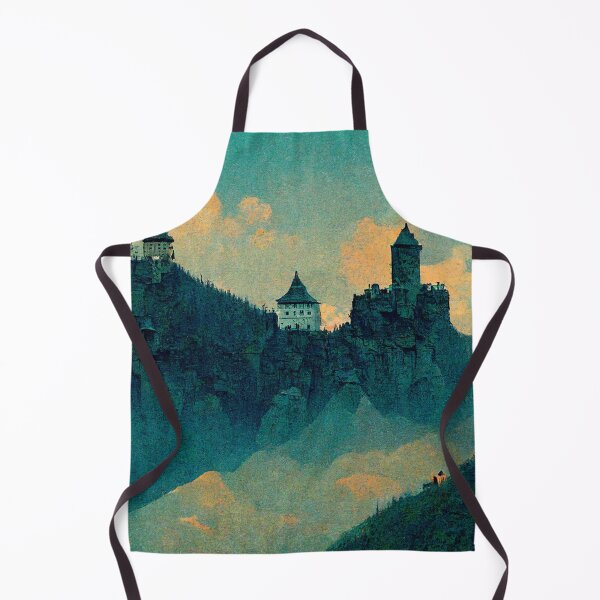 Item preview, Castle in the misty peaks designed and sold by hamptonstyle.