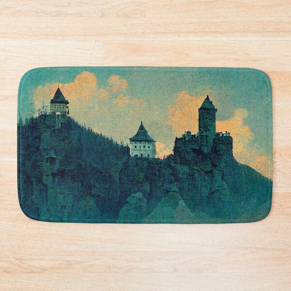 Item preview, Castle in the misty peaks designed and sold by hamptonstyle.
