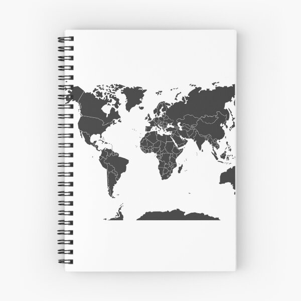 Item preview,  Black World Map designed and sold by Best-Shop23.