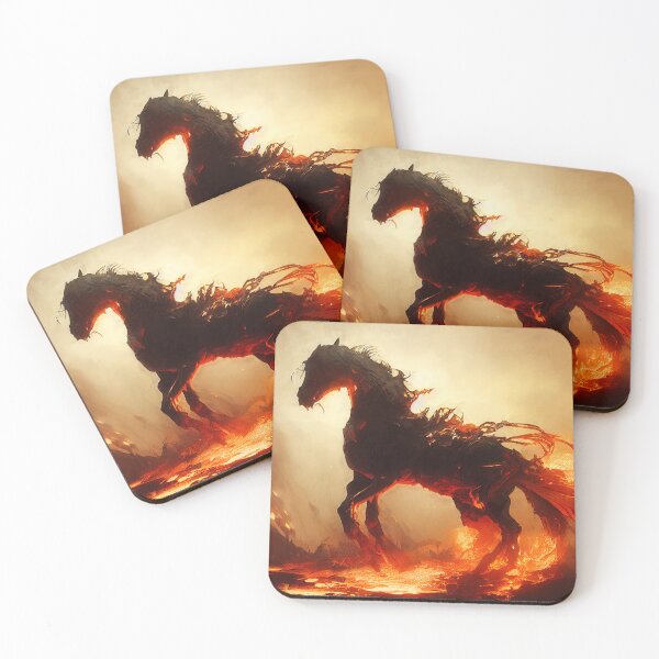 Item preview, Flaming Horses designed and sold by AM FineArtPrints.