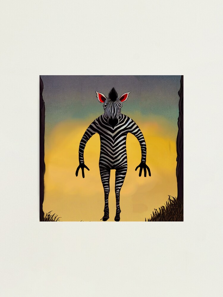 Z is for Zebra - Scary ABC