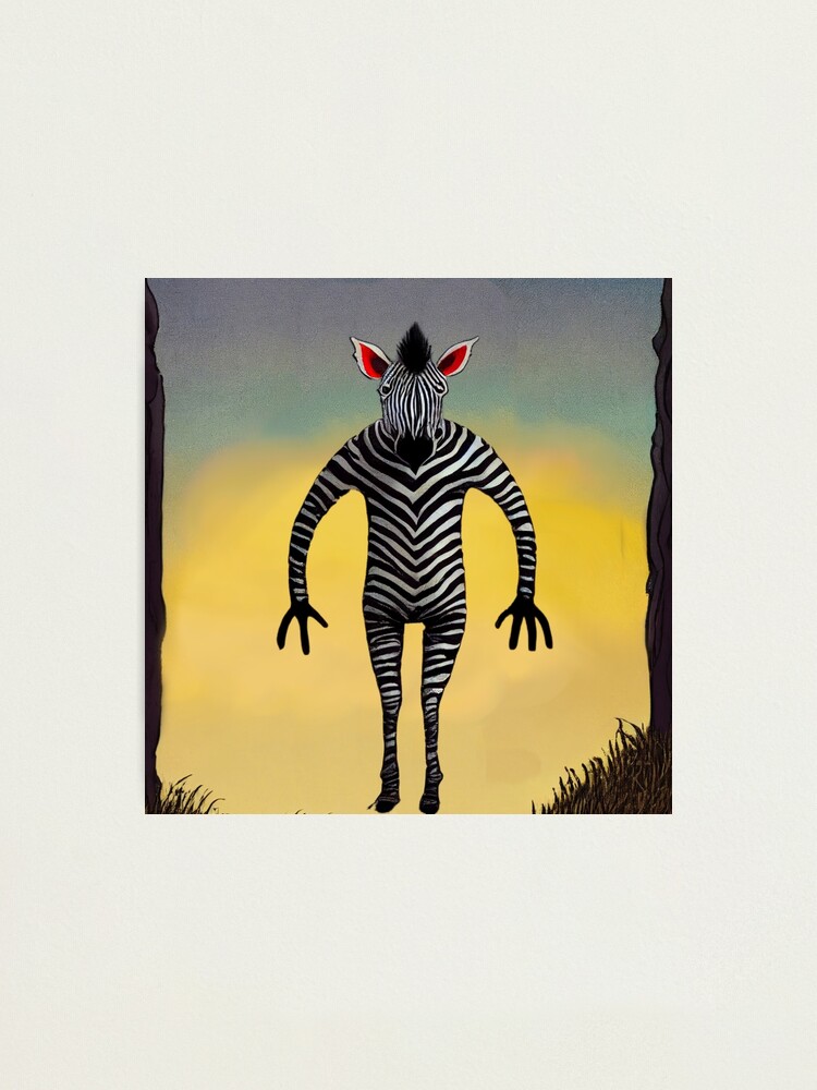 Z is for Zebra - Scary ABC