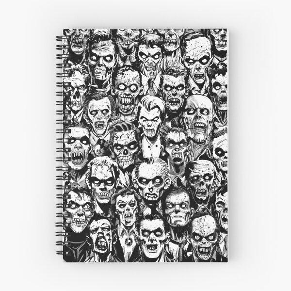 Item preview, Zombie Guys Halloween Horror Vintage Gothic Pop Art Pattern designed and sold by GrandeDuc.