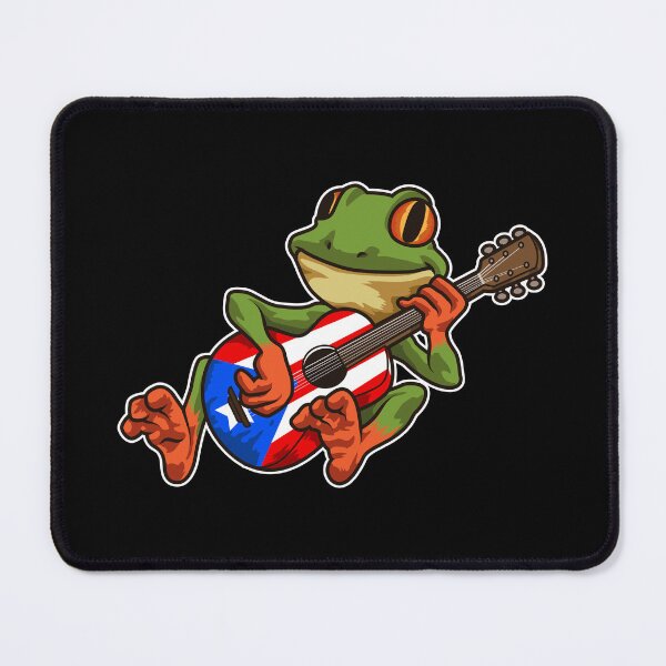 Item preview, Coqui Frog Playing Guitar - Boricua Animal designed and sold by anziehend.