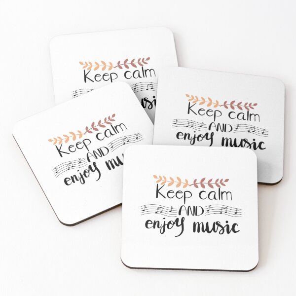 Item preview, Keep calm and enjoy music designed and sold by Theppacs.