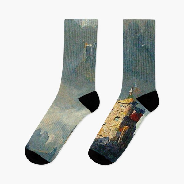 Item preview, Castle in the misty peaks III designed and sold by hamptonstyle.