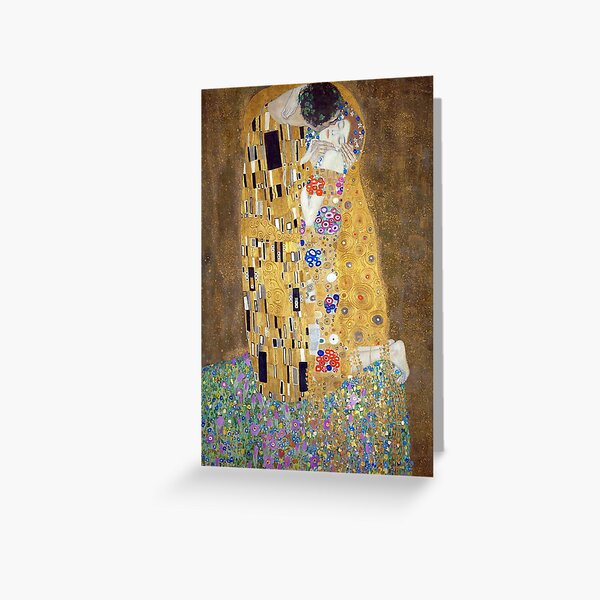 der kuss (the kiss) - gustav klimt Greeting Card