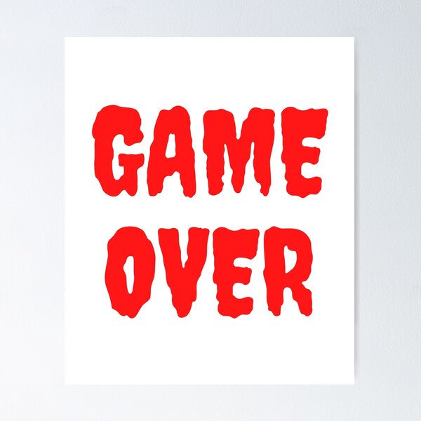 Item preview, Game Over designed and sold by zohandesigns.