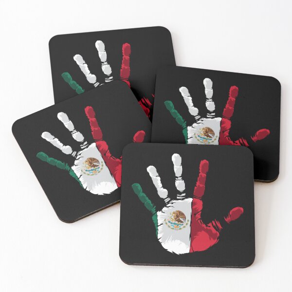 Item preview, Mexico Flag - Mexican Hand Print - Hecho En Mexico designed and sold by anziehend.
