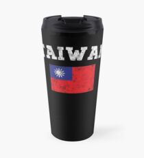 Taiwanese Flag Shirt - Vintage Taiwan T-Shirt Travel Mug