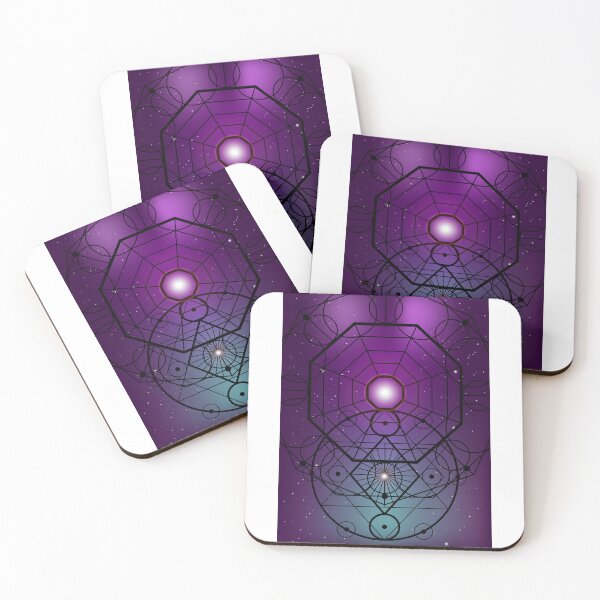 Item preview, Hexagon Sacred and Triangle Geometry Stars, Space Time in astrology, Mystic background designed and sold by yaZzaboy.