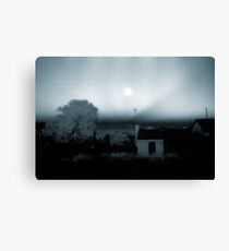midnight sun over enmore Canvas Print