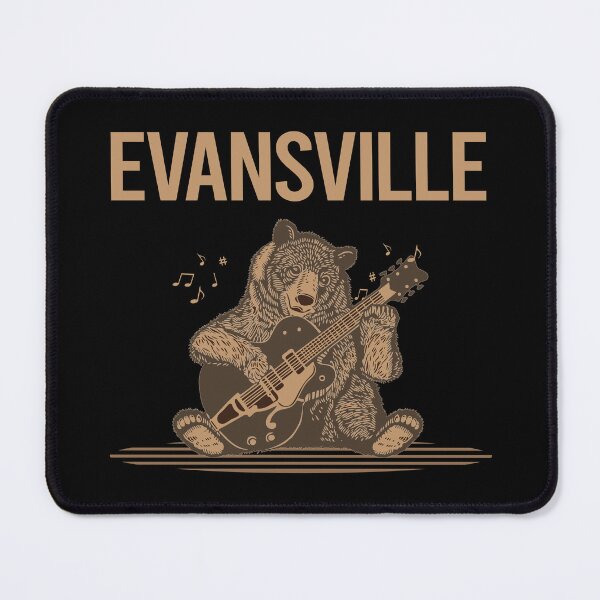 Artikelvorschau, Bär mit Gitarre Evansville entworfen und verkauft von BloodMoneyTwit.