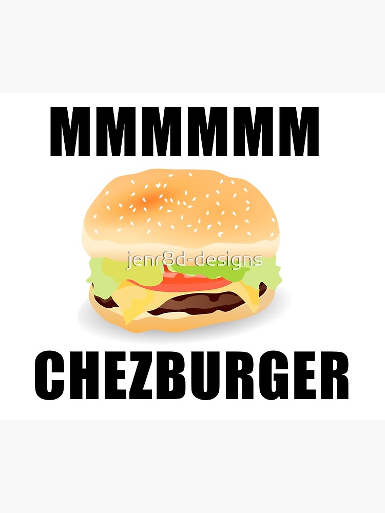 Roblox Mmm Chezburger Greeting Card By Jenr8d Designs Redbubble - my brand new job roblox fast food simulator