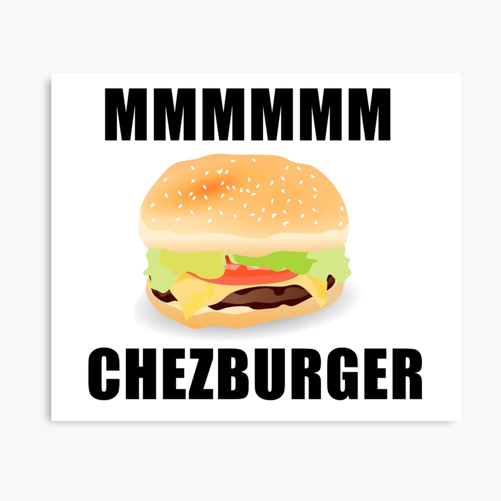 Lienzo Roblox Mmm Chezburger De Jenr8d Designs Redbubble - roblox mmm chezburger lámina enmarcada