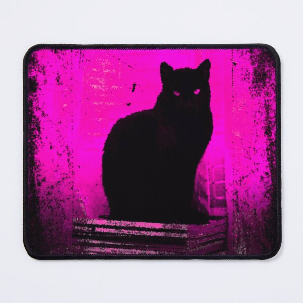 Item preview, Black Cat on a Pedestal designed and sold by TotallyRetroArt.