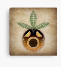 Legend of Zelda - Deku Mask Weathered Canvas Print