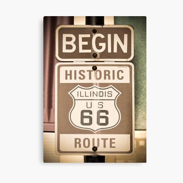 Route 66 - The Beginning Canvas Print