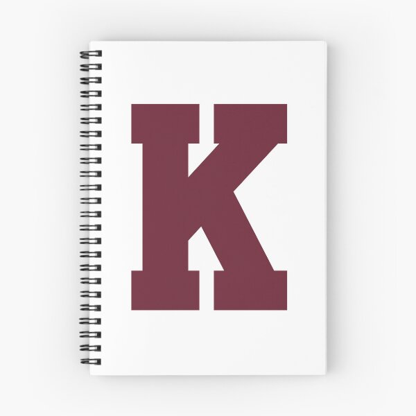Item preview, Alphabet, Maroon K, Sports letter K designed and sold by TheCultStuff.