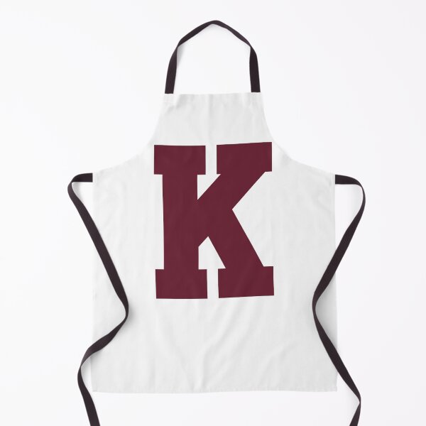 Artikelvorschau, Alphabet, Maroon K, Sportbuchstabe K entworfen und verkauft von TheCultStuff.