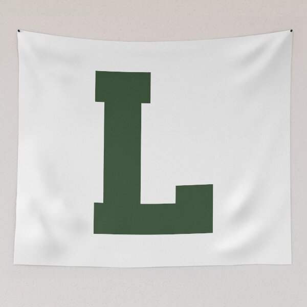 Item preview, Alphabet, Green L, Sports letter L designed and sold by TheCultStuff.