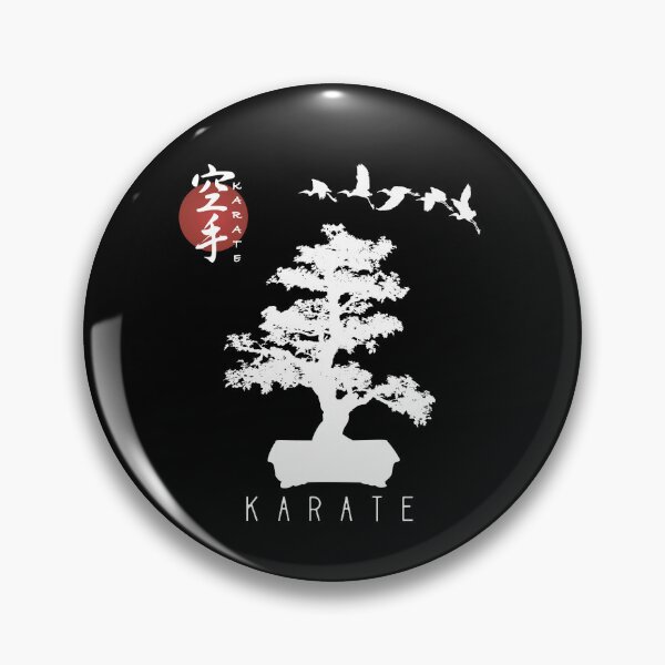 Item preview, Bonsai Tree Karate Calligraphy Kanji Design for a Karate Instructor / Karate Beginner - For A Karate Lover designed and sold by TheKarateStore.