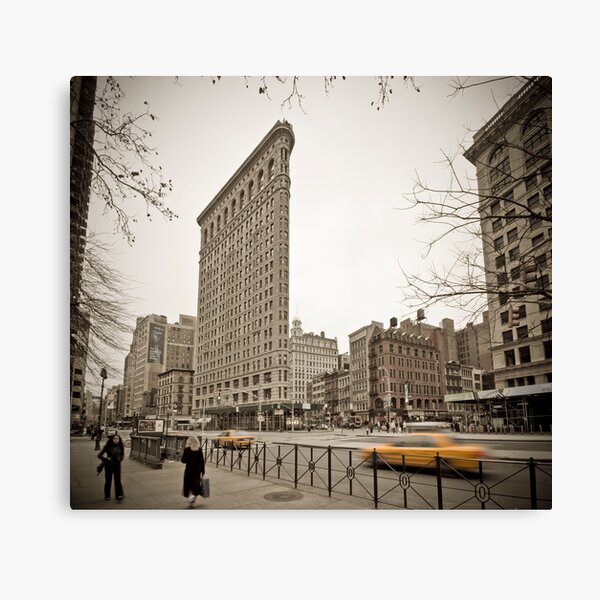 Flat Iron Building Canvas Print