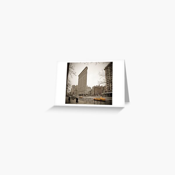 Flat Iron Building Greeting Card