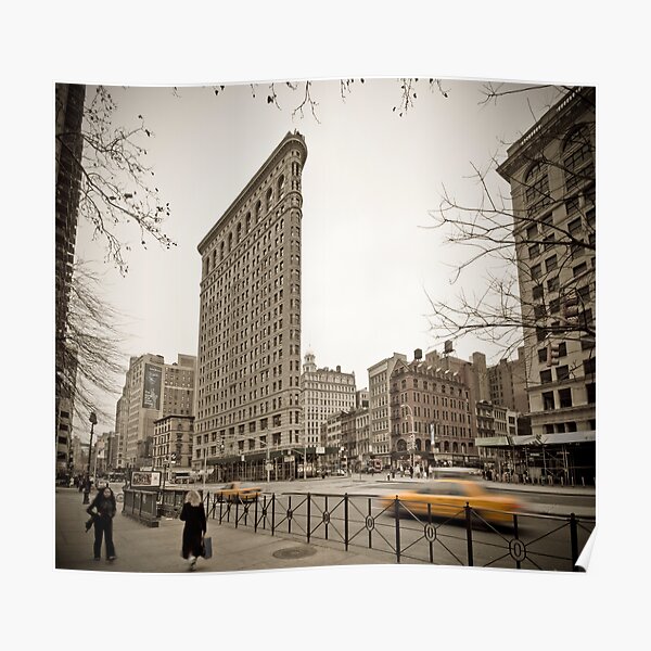 Flat Iron Building Poster