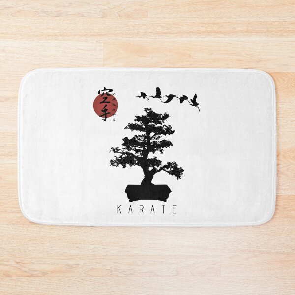 Item preview, Bonsai Tree Karate Calligraphy Kanji Design for a Karate Instructor / Karate Beginner - For A Karate Lover designed and sold by TheKarateStore.
