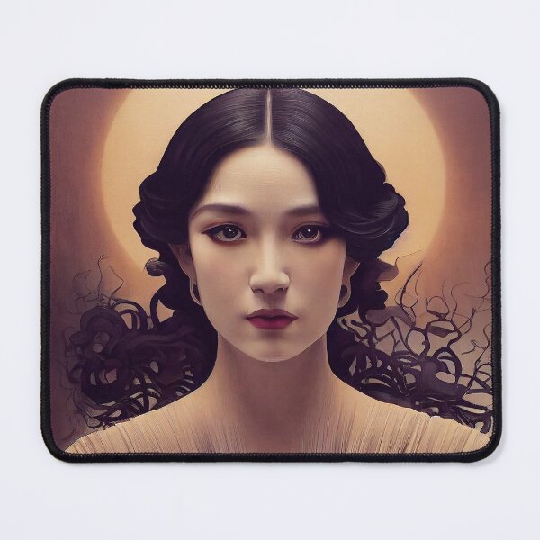 Item preview, Beautiful Mysterious Woman designed and sold by ladarkepoque.