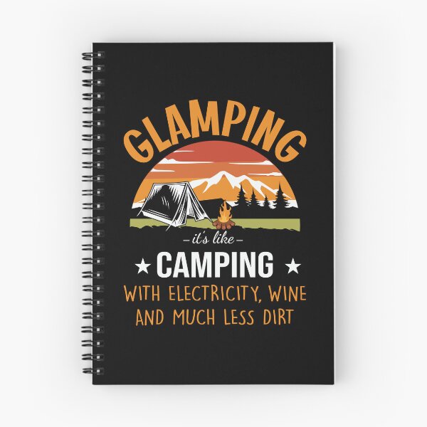 Item preview, Glamping Its Like Camping With Electricity Wine And Much Less Dirt designed and sold by FurioInc.