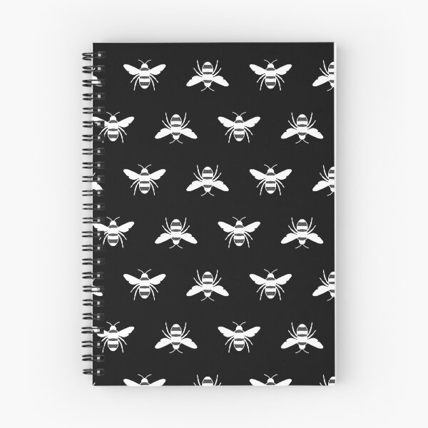 Item preview, Black and white bee print designed and sold by Cheekyleopard.