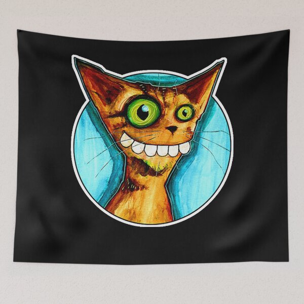 Item preview, Orange Derp Cat OG Sticker designed and sold by JohnWalker6.