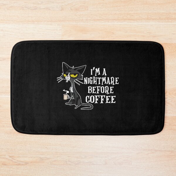 Item preview, I'm A Nightmare Before Coffee Funny Cat designed and sold by khoucuetos.