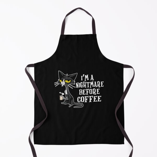 Item preview, I'm A Nightmare Before Coffee Funny Cat designed and sold by khoucuetos.