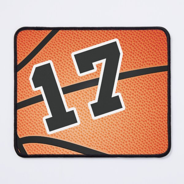 Item preview, Basketball ball number 17, seventeen designed and sold by TheCultStuff.