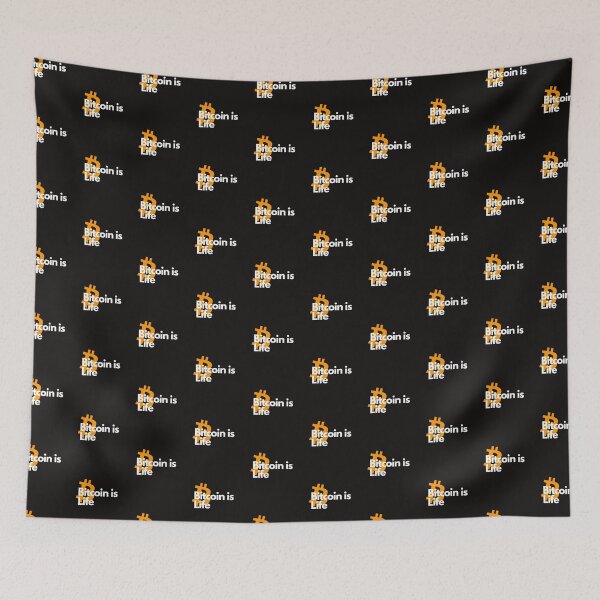 Item preview, Bitcoin is Life designed and sold by CryptoBeings.