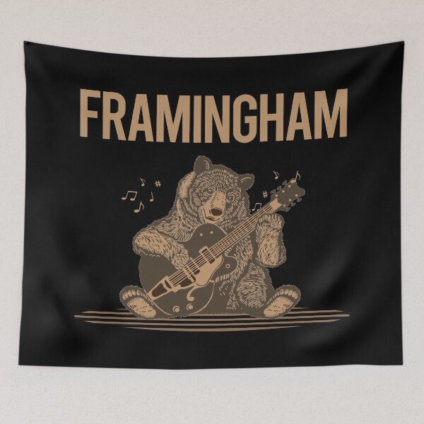 Item preview, Bear With Guitar Framingham designed and sold by BloodMoneyTwit.