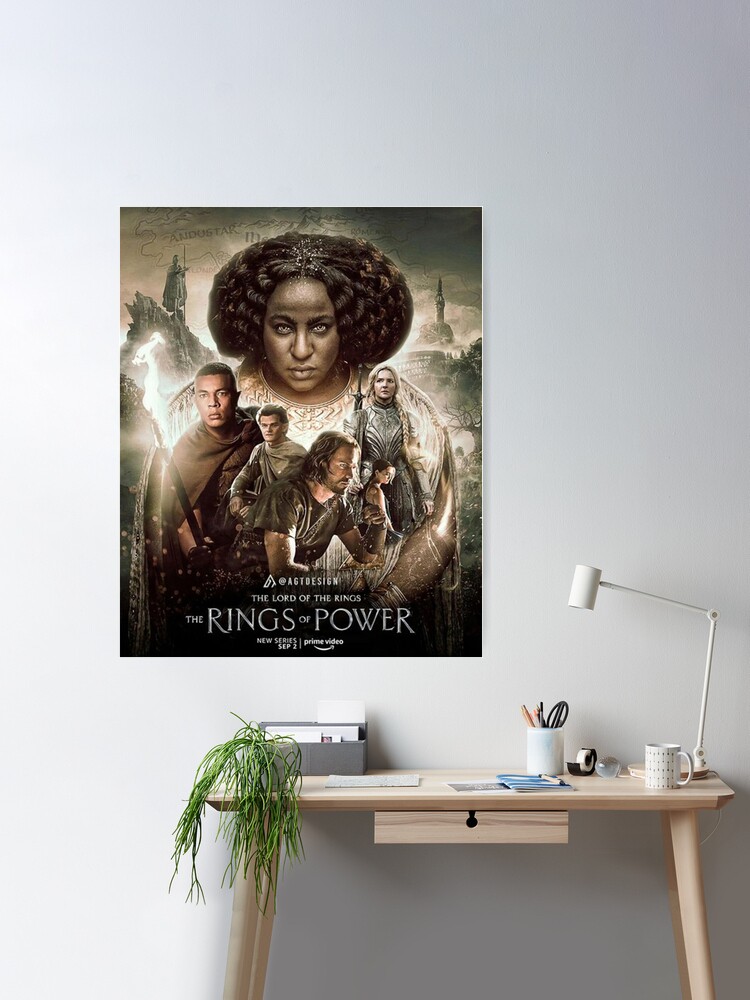 The Lord of the Rings: The Rings of Power TV Movie Poster Home Art Decor