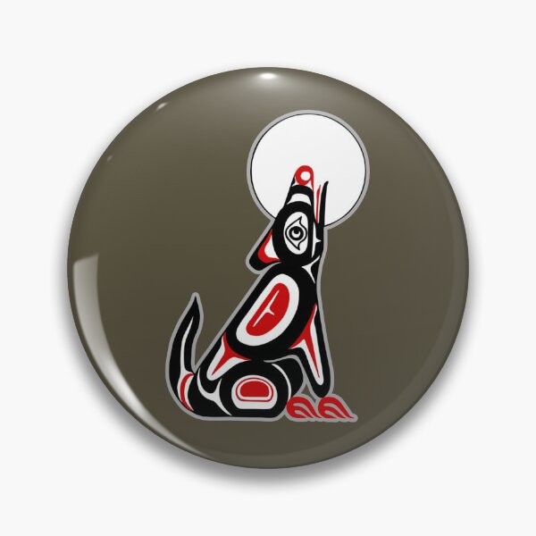Item preview, Haida Wolf Howling At The Moon designed and sold by Canadiana and more....