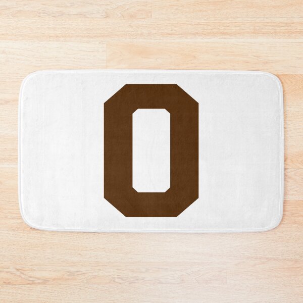 Item preview, Number 0, Brown zero, Sports number 0 designed and sold by TheCultStuff.