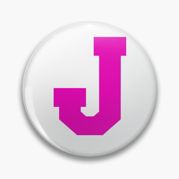 Item preview, Alphabet, Pink J, Sports letter J designed and sold by TheCultStuff.