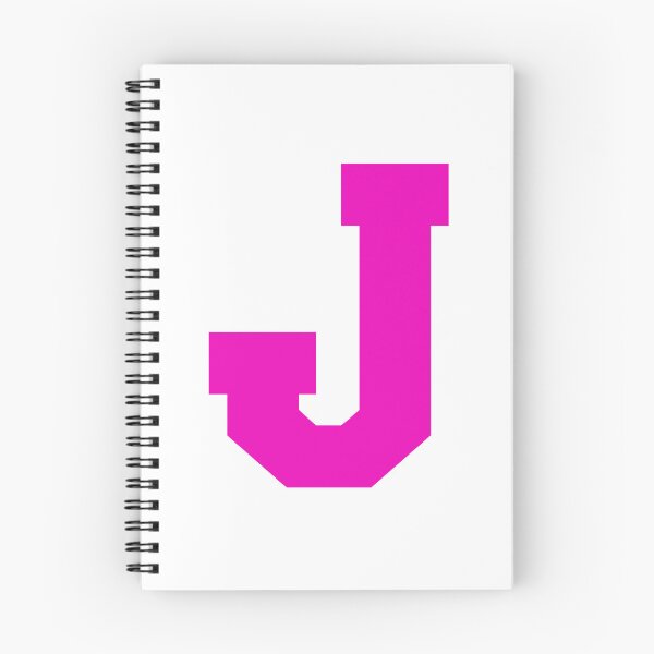 Item preview, Alphabet, Pink J, Sports letter J designed and sold by TheCultStuff.